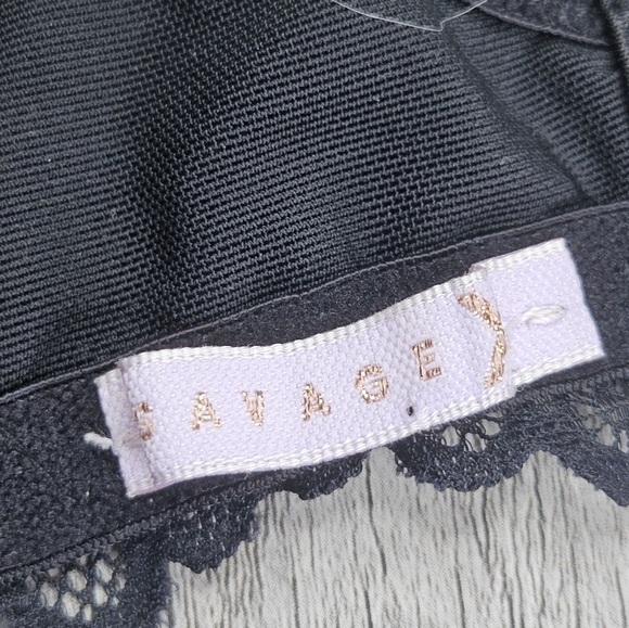 Savage X Fenty Black Lace Bra 36DD - Picture 7 of 7